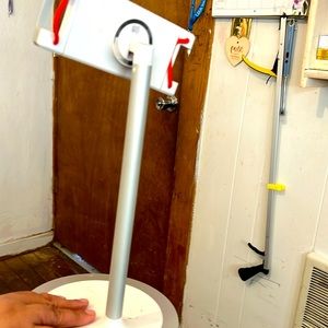 SAIJI Tablet Stand Holder, Height Adjustable Portable Monitor Stand